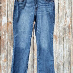 Democracy Womens Jeans Size 16 Blue "Ab"solution Straight Stretch Casual